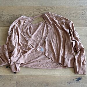 FP Movement by Free People Long Sleeve Top in Dusty Pink